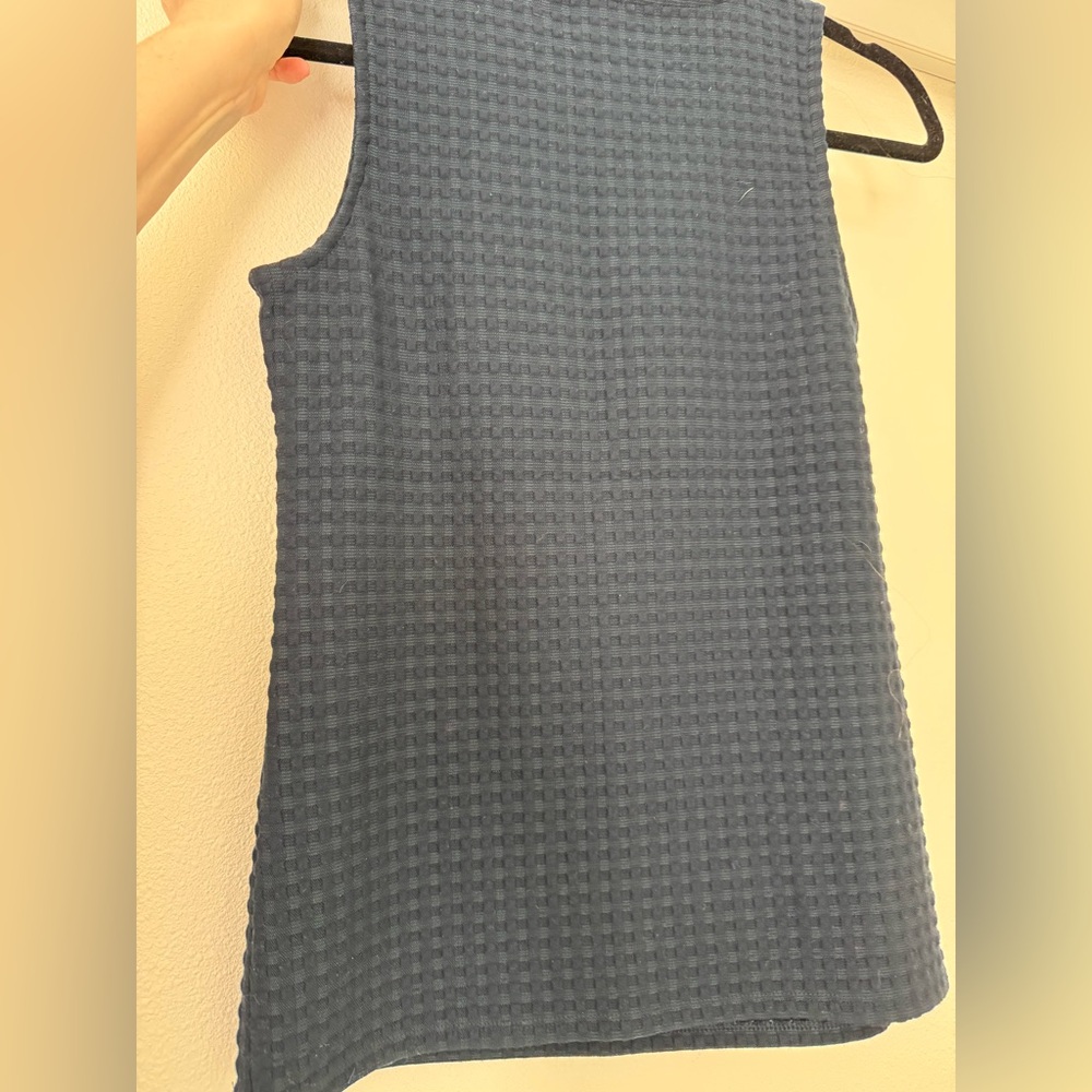 Banana Republic Blue Boxy Sleeveless Tank Top - Picture 4 of 4